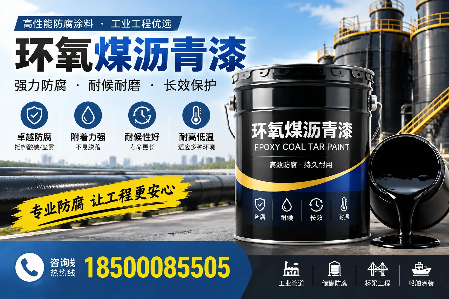 环氧煤沥青漆的施工方法与注意事项，确保在眉山顺利完成