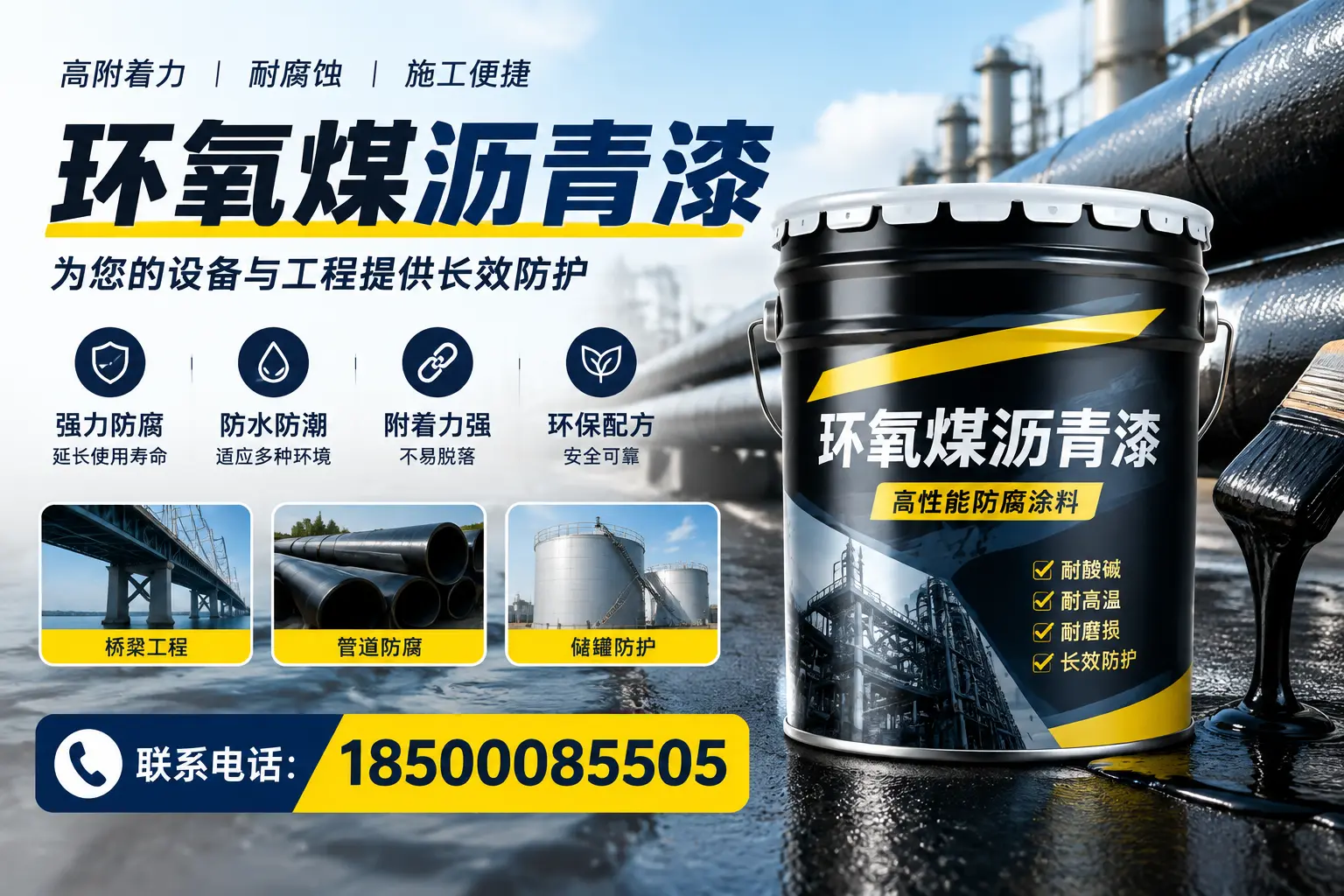 环氧煤沥青漆与其他涂料的对比分析,助力眉山企业决策