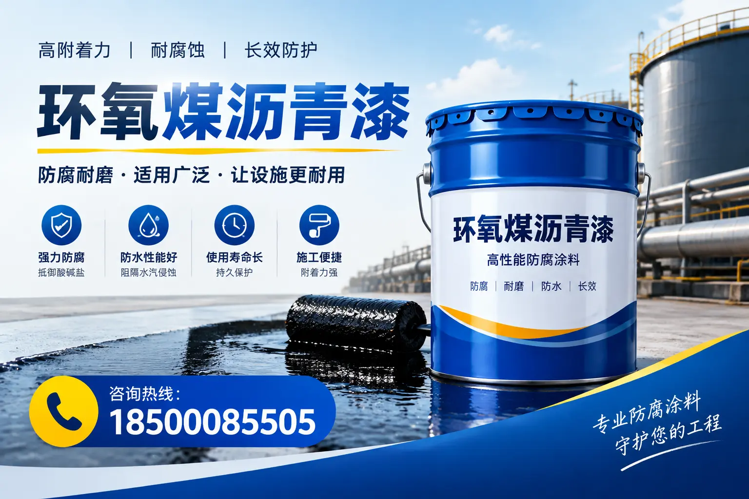 环氧煤沥青漆与其他涂料的对比分析,助力眉山企业决策